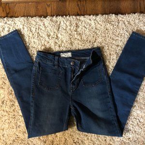 skinny jeans medium wash free people